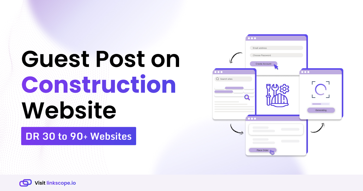 Construction Guest Posts & Link Building Services