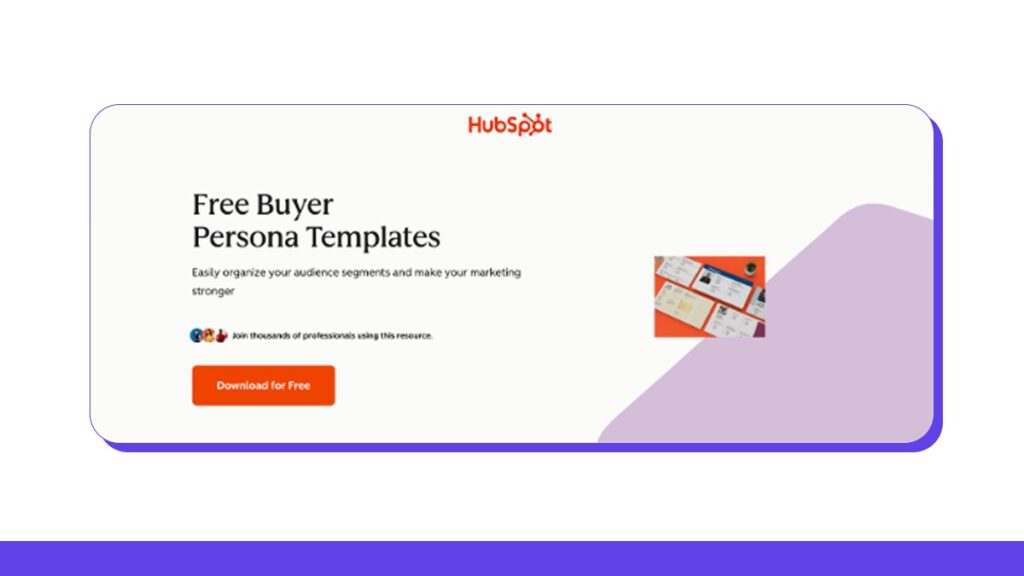 HubSpot Buyer Persona Templates