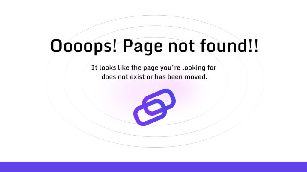 Linkscope 404 page