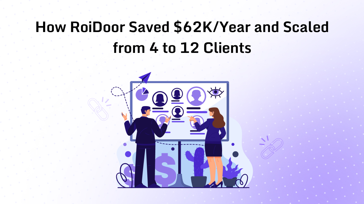 Year and Scaled from 4 to 12 Clients