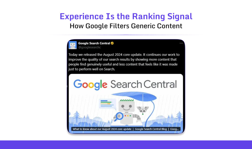 Google Ranking Factory Signal