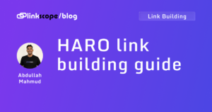 HARO link building guide