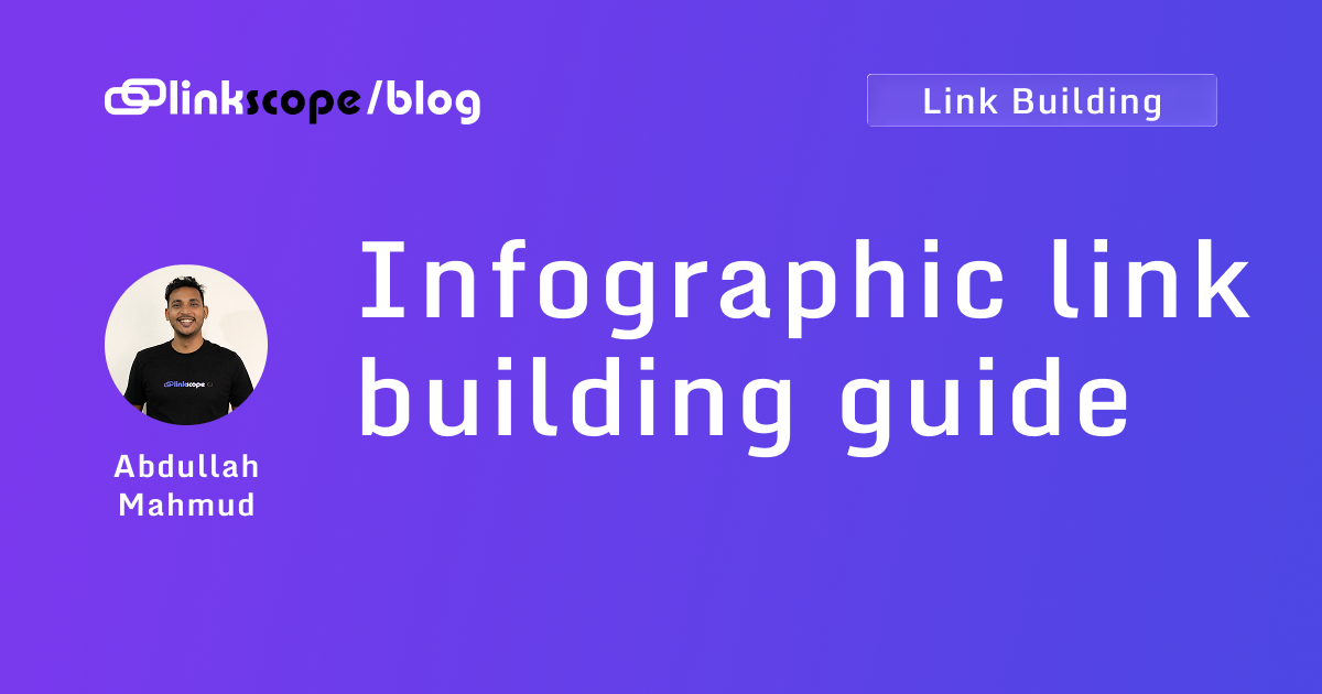Infographic link building guide