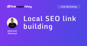 Local SEO link building
