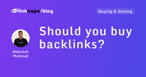 Should You Buy Backlinks?