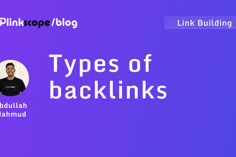 Types of backlinks