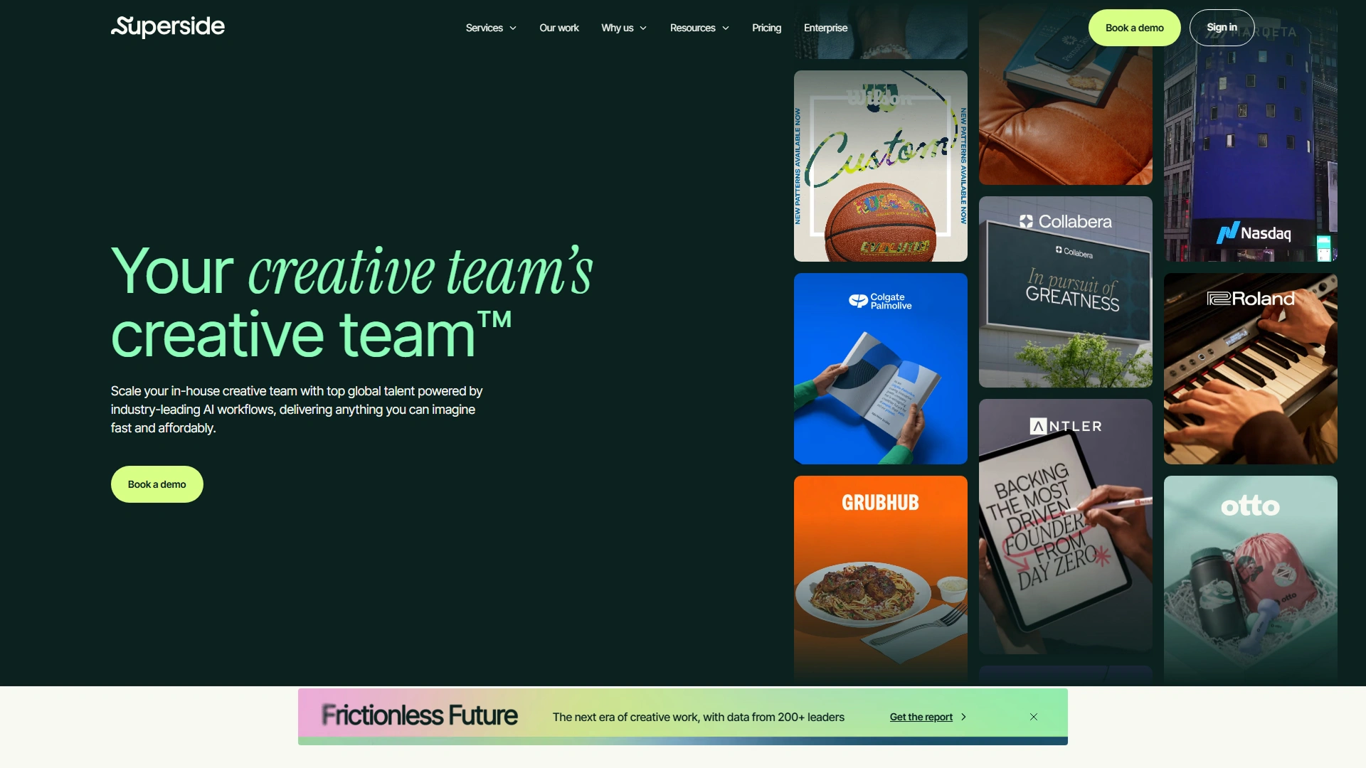Superside creative as a service platform