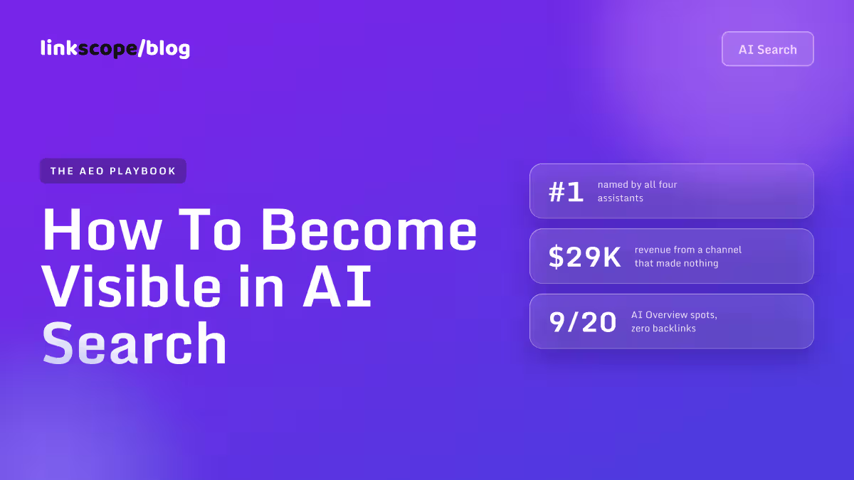 How To Become Visible in AI Search