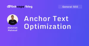 Anchor Text Optimization