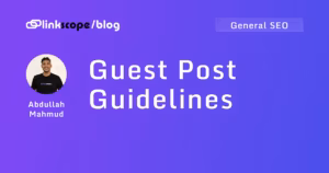Guest Post Guidelines