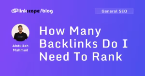 How Many Backlinks Do I Need To Rank