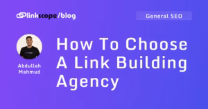 How To Choose A Link Building Agency