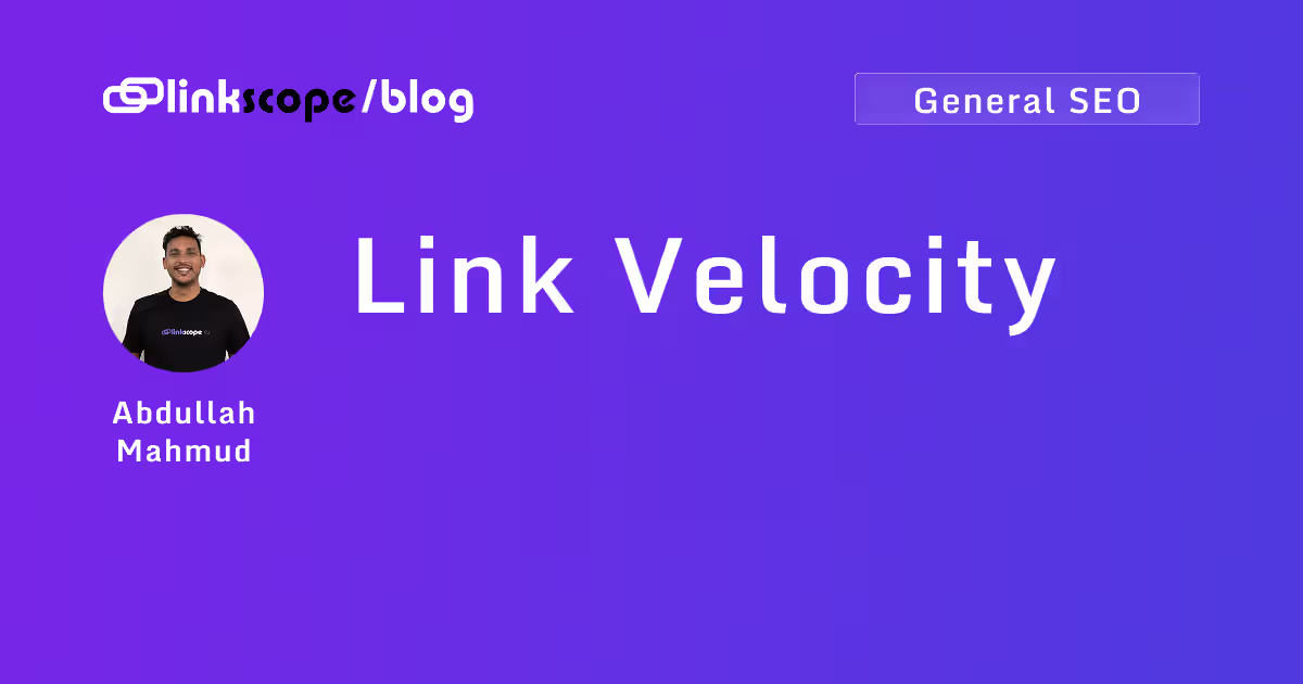 Link Velocity