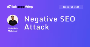 Negative SEO Attack