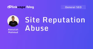 Site Reputation Abuse