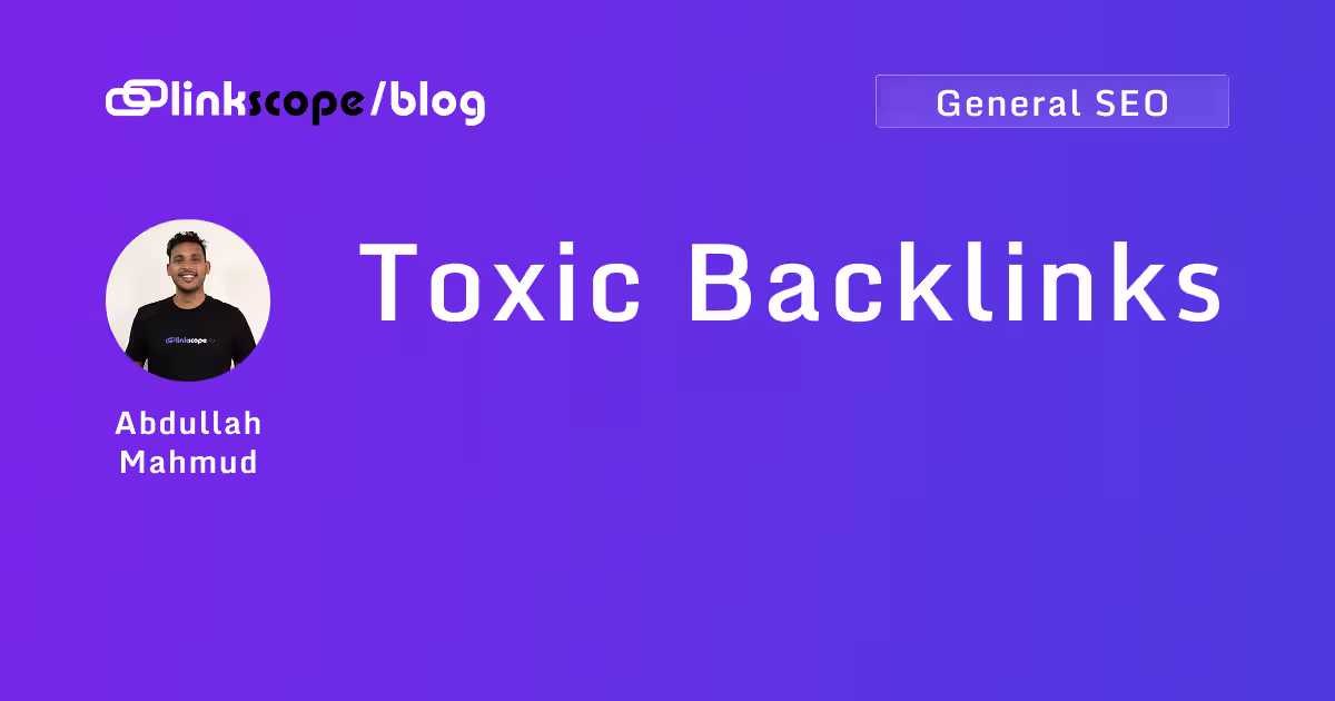Toxic Backlinks