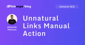 Unnatural Links Manual Action